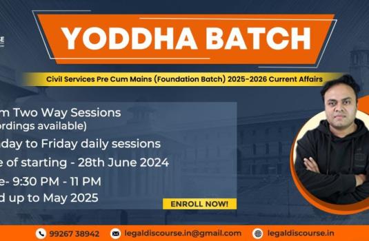 Yoddha Batch | Comprehensive 2-Year Programme