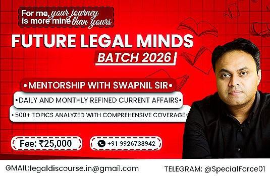 Future Legal Minds Batch 2026 (Current Affairs and Legal Reasoning)